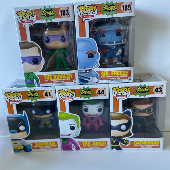 FUNKO POP: Batman Classic Series set of five. - Picture 1 of 6